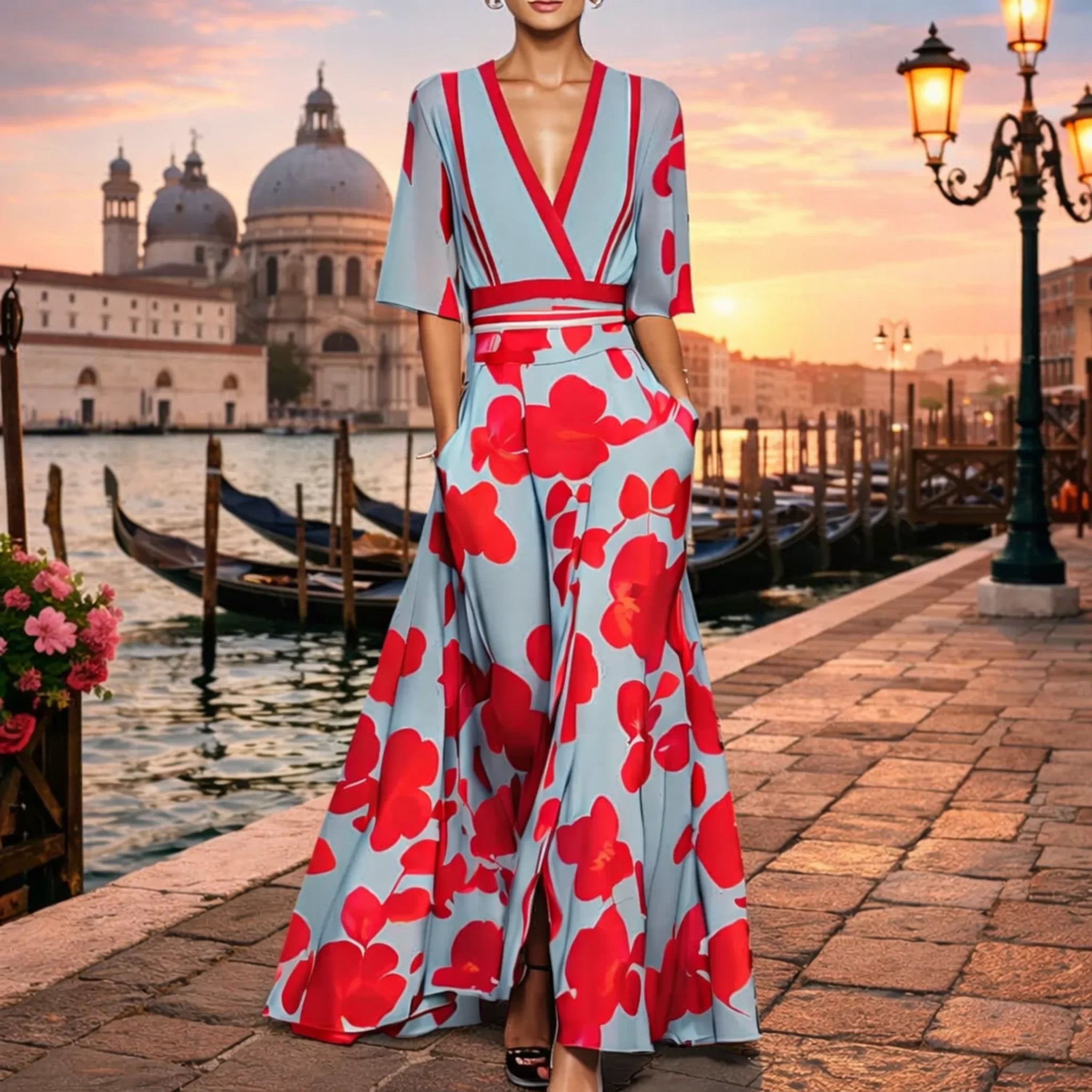 Silvia | Vestido Elegante — Elegância sem esforço para qualquer ocasião