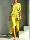 Camila | Vestido assimétrico elegante para Mulher