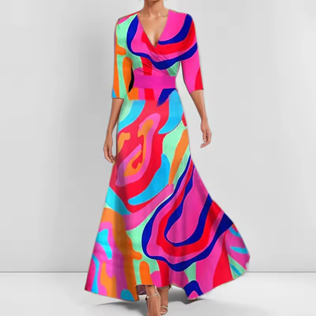 Silvia | Vestido Elegante — Elegância sem esforço para qualquer ocasião