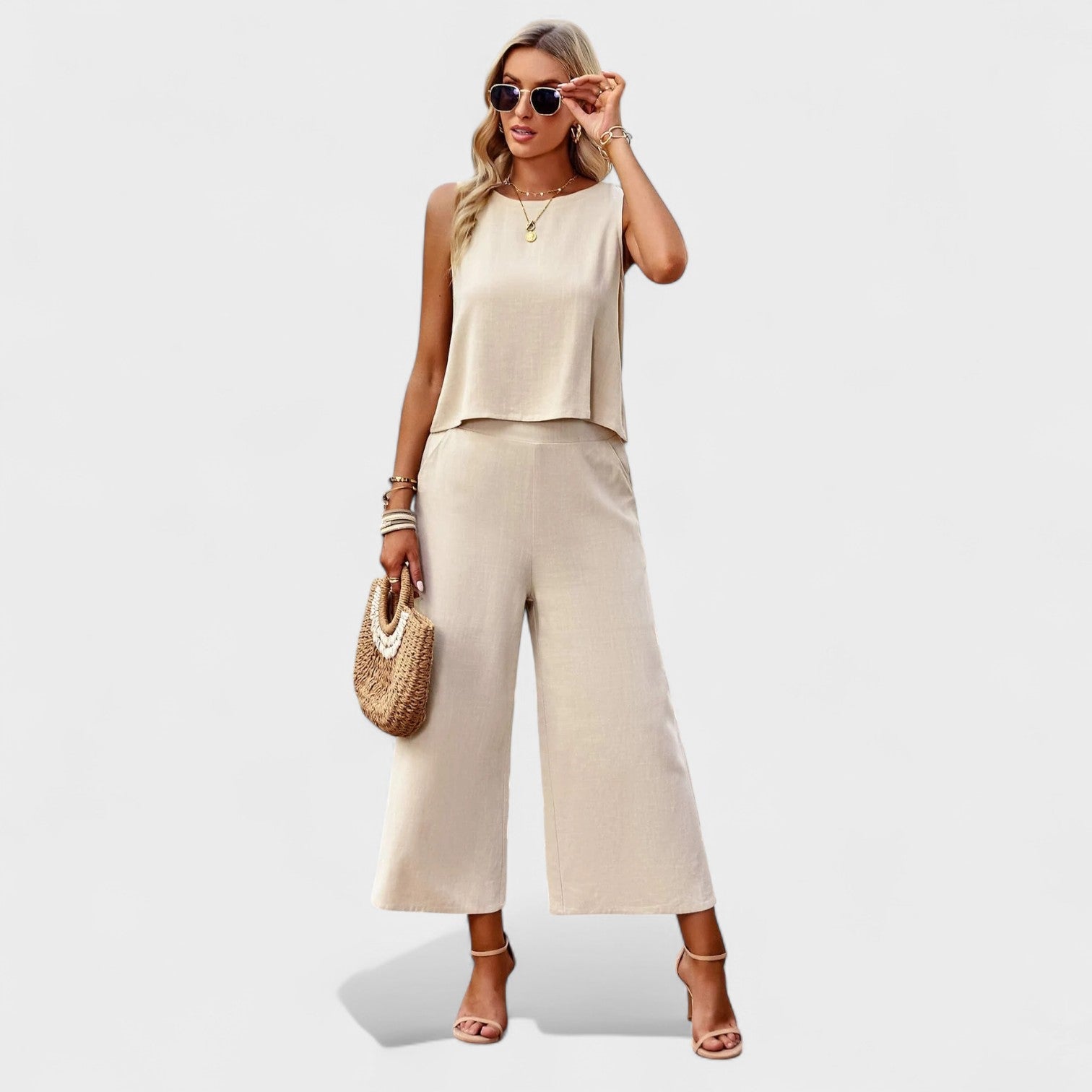 Mônica - Conjunto de Linho