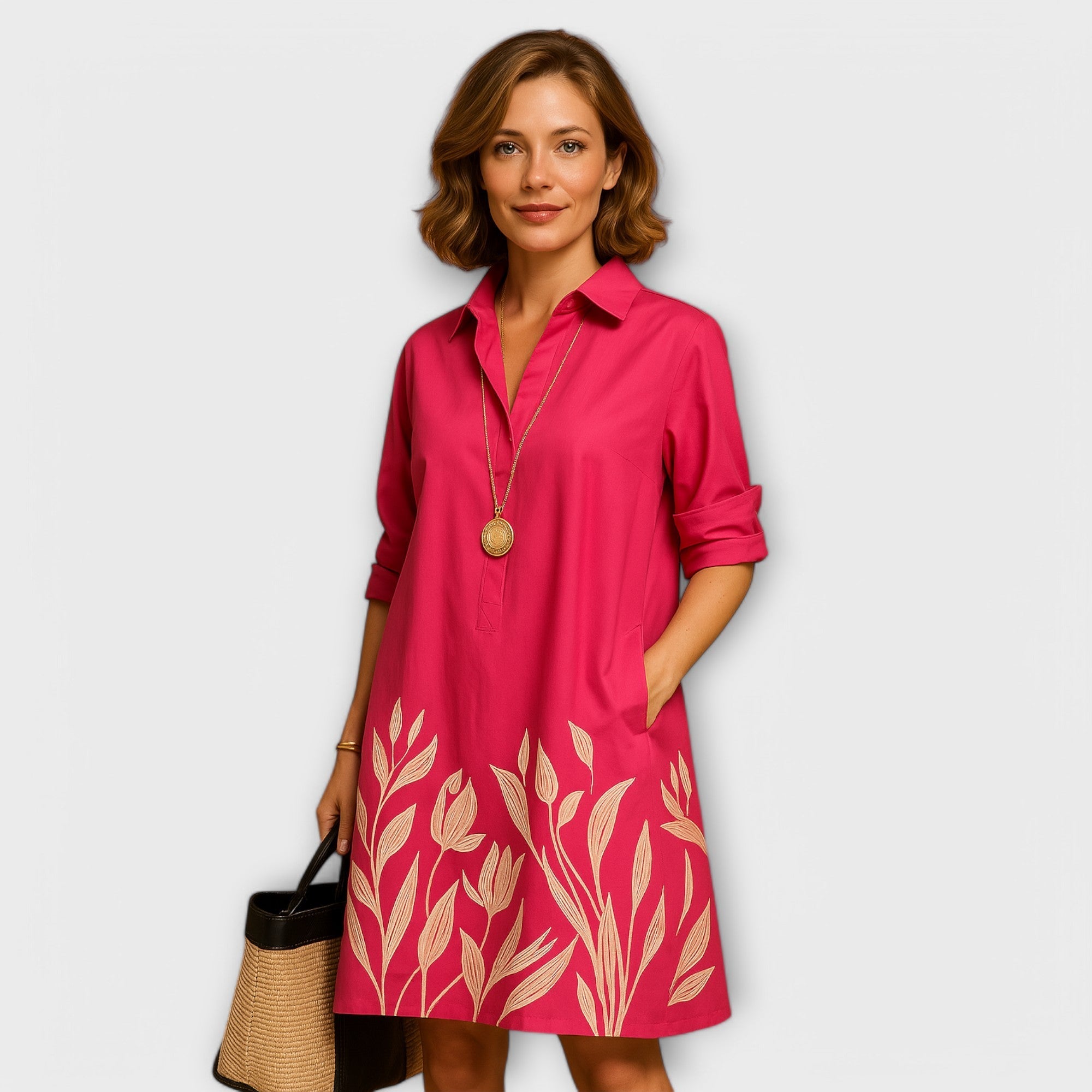 Aurora - Vestido de camisa moderno