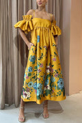 Arielle | Vestido elegante com mangas exclusivas e bolsos práticos