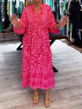 Mira | Vestido estampado com decote em V (quase esgotado)