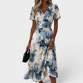 MORA | VESTIDO MIDI FLORAL MODERNO PARA MULHER