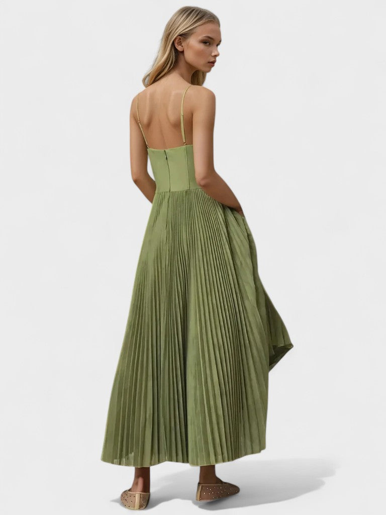 Melissa - Vestido Midi Plissado