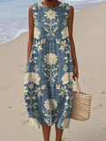 Belle | Vestido de verão leve e sem mangas para Mulher