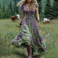 Celestine |Vestido floral fluido e sob medida