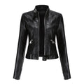 Bruna | Casaco Polipele Mulher Biker Curto Fecho Zip