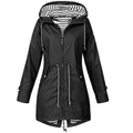 Carmem | Parka Impermeável Mulher com Capuz Cintura Ajustável