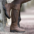 Cláudia | Botas de Pele Mulher Cano Alto Impermeáveis