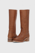 Constança | Botas Chelsea Mulher Cano Alto Salto Baixo