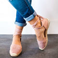 Dulce | Espadrilles Mulher Tiras no Tornozelo Sola Juta