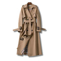 Dulce | Trench Coat Comprido Mulher Cinto e Forro Xadrez