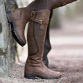 Filipa | Botas Inverno Mulher Couro Cano Alto com Fivela