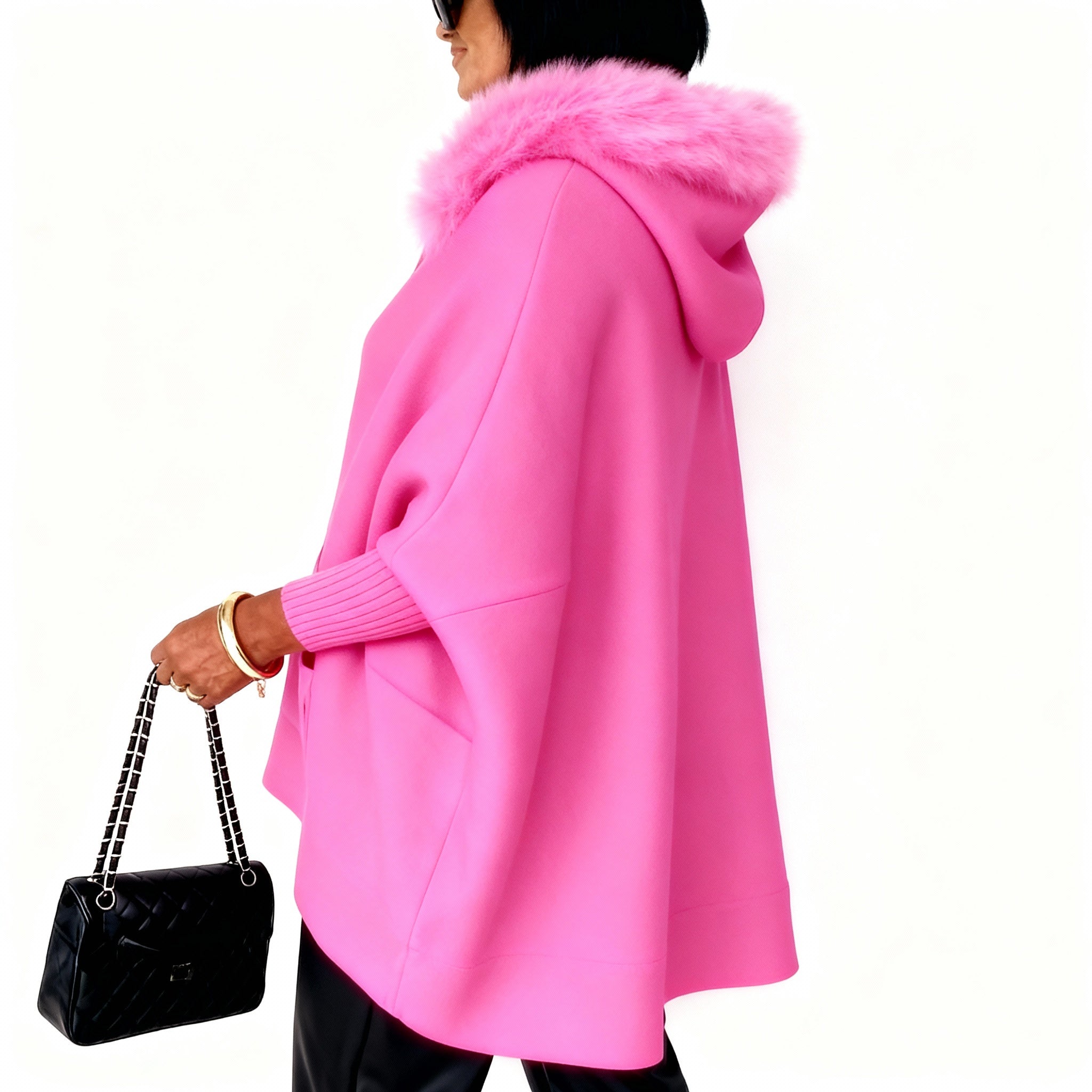CAPA MARÍA— ELEGÂNCIA QUENTE PARA O INVERNO