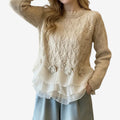Graci™ Camisola Testurizado