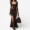 Franca™ Vestido com Fenda