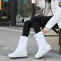 Manuela | Botas de Neve Impermeáveis Mulher Cano Médio Acolchoadas