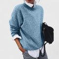 Vera | Camisola de Lã Mulher Gola Redonda Oversize