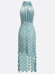 Lau - Vestido midi Céline elegante para cerimónia para Mulher