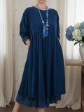 Melvaria | Vestido Midi Relaxado