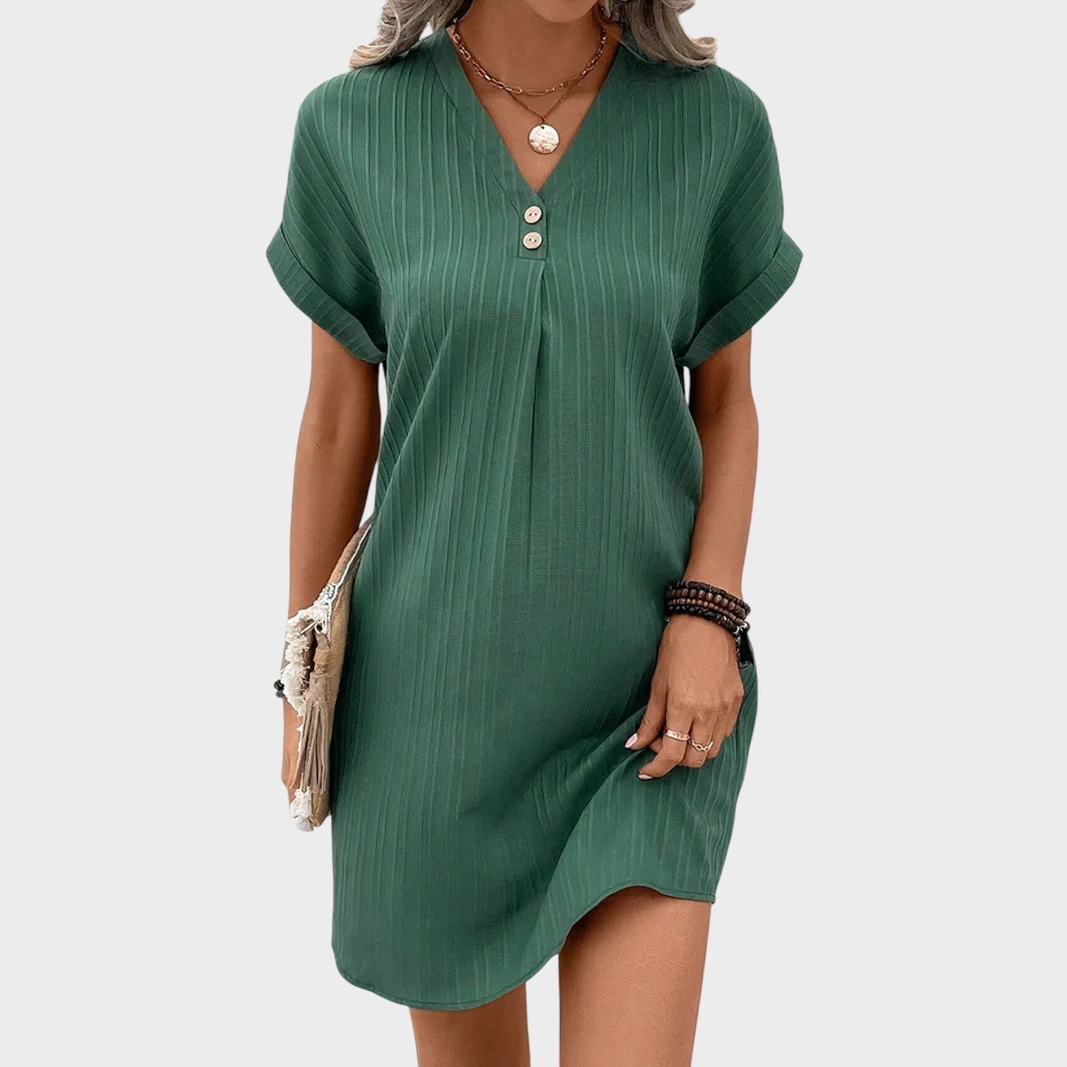 Luna - Vestido com Decote em V