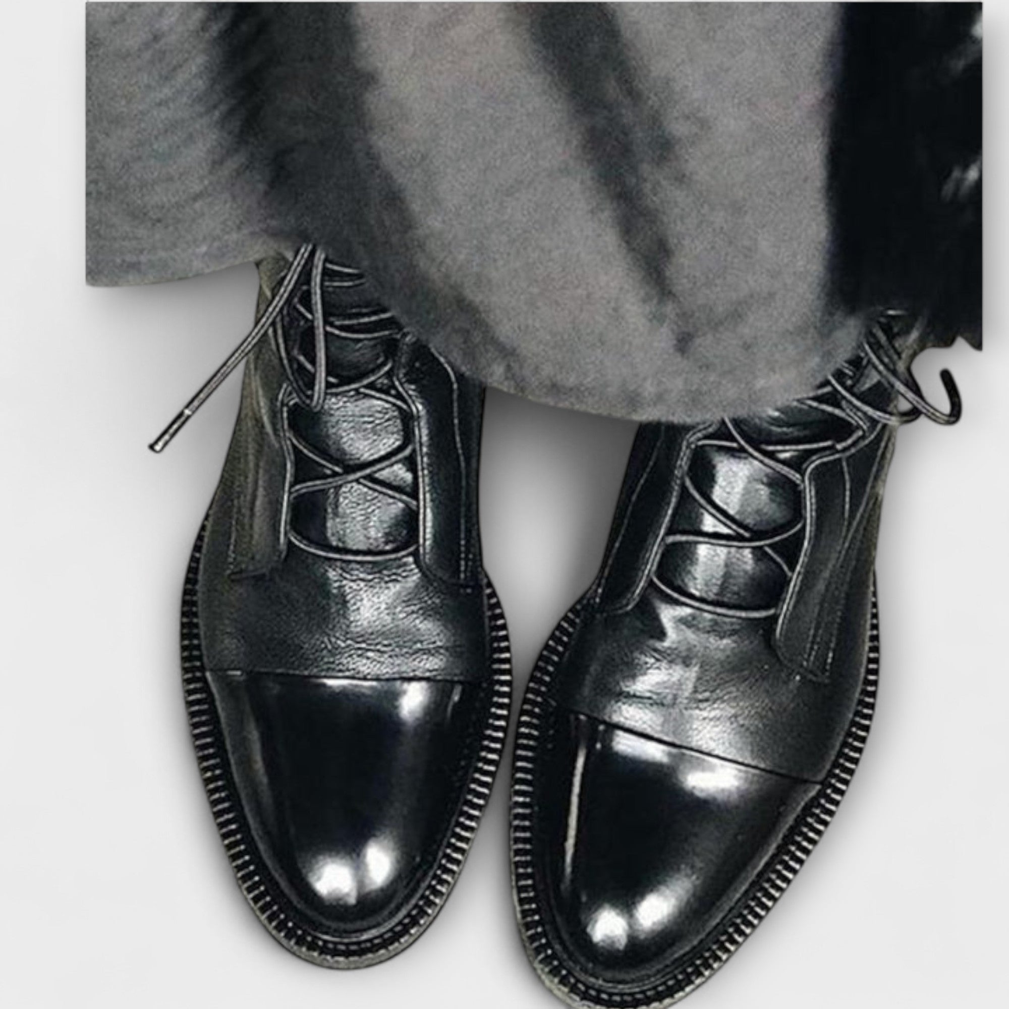 Carina | Botas de Cano Alto em Preto e Castanho, do 35 ao 43