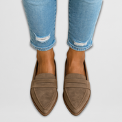 Andresa | Mocassins de Camurça Macia em Castanho e Cinzento, do 35 ao 44