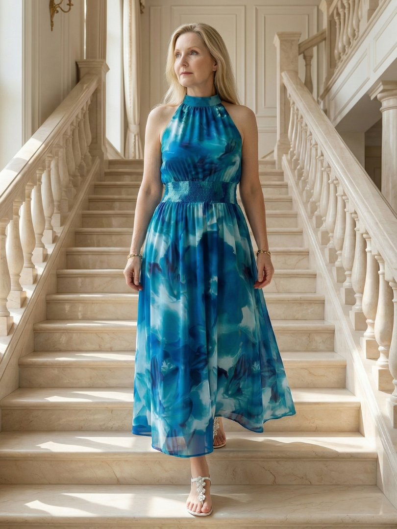 Beatriz - Vestido Midi Halter
