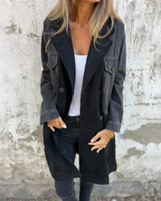 Astrid™ | casaco jeans feminino