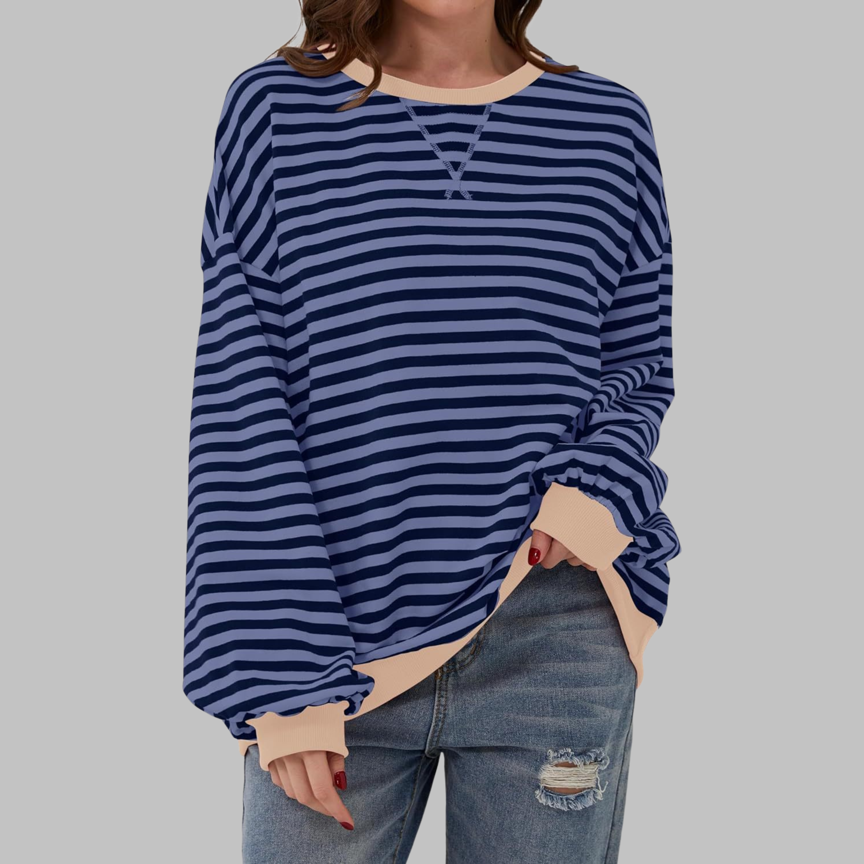 Malin | Camisola listrada com toque descontraído