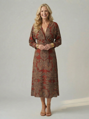 Valentina - Vestido Midi Cruzado