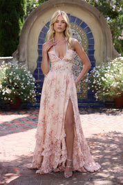 Serena | Vestido Pêssego Rug para Mulher