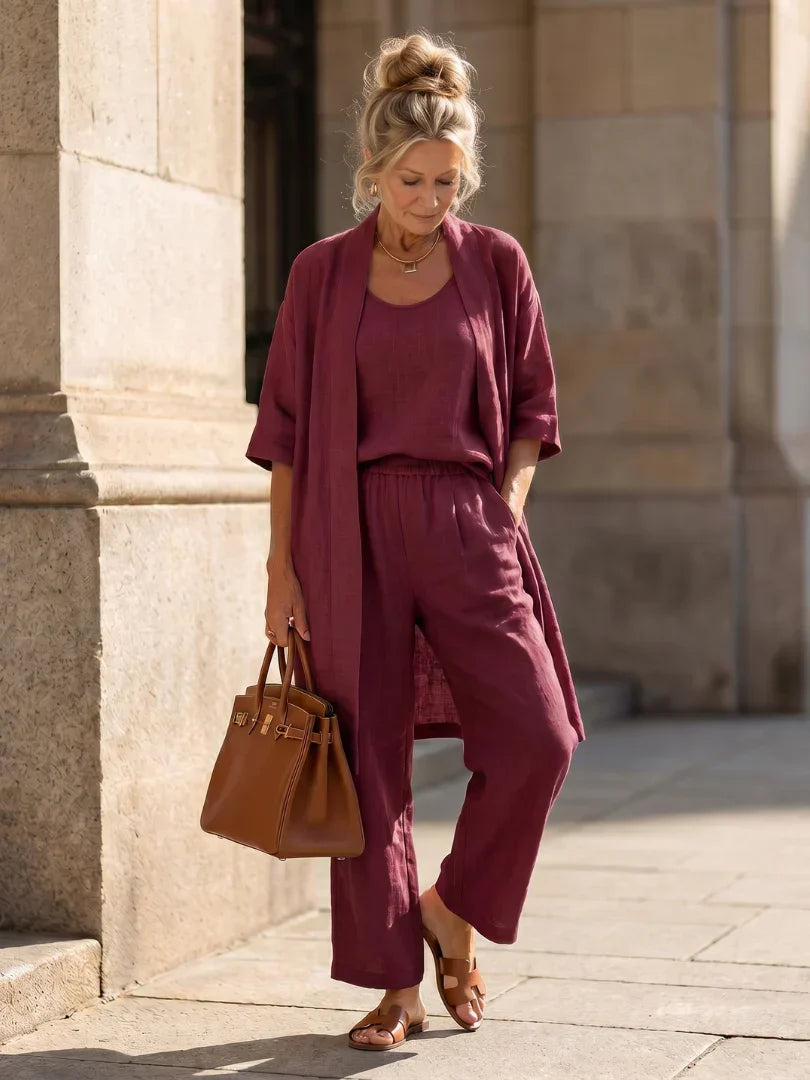 Linnea | Conjunto de Linho Leve para Mulher