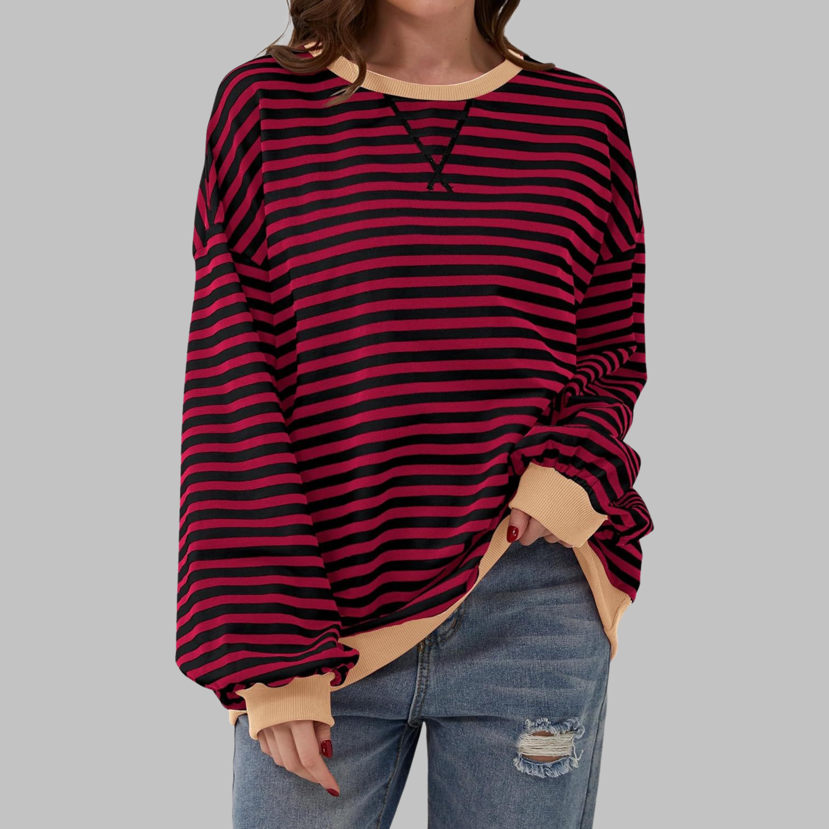 Malin | Camisola listrada com toque descontraído