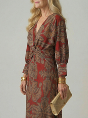 Valentina - Vestido Midi Cruzado