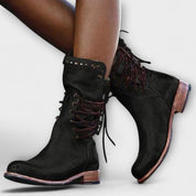 Isabel | Botas de Cano Alto em Castanho e Preto, do 34 ao 43