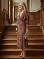 Valentina - Vestido Midi Cruzado