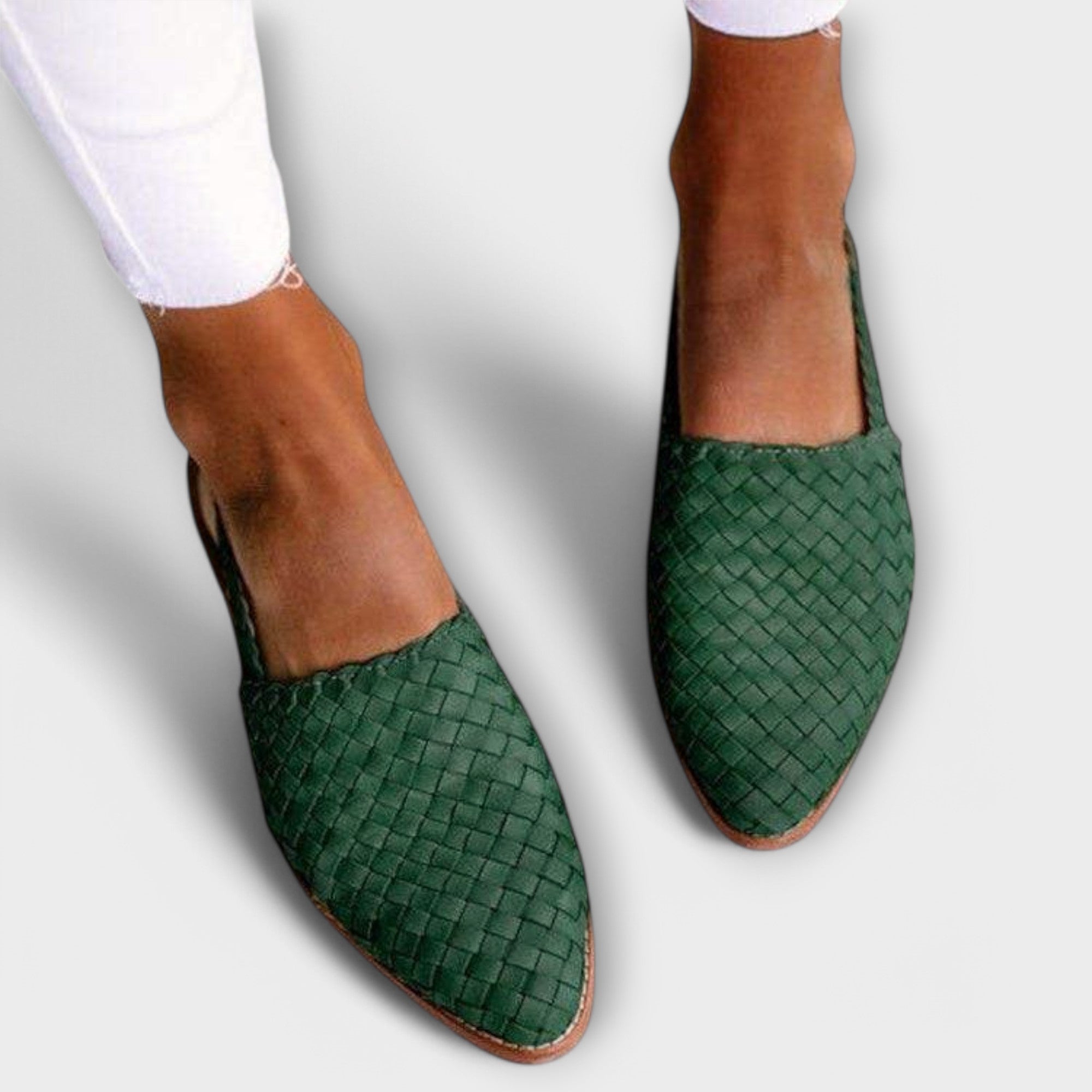 Luisa | Mocassins em Castanho e Verde para o Dia a Dia, do 35 ao 43
