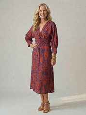 Valentina - Vestido Midi Cruzado