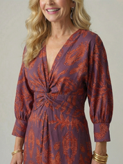 Valentina - Vestido Midi Cruzado