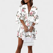 Carla - Vestido Floral Curto