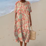 Fátima - Vestido Floral Retro