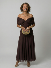 Daniela - Vestido Midi de Estilo Espanhol