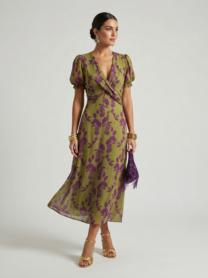 Camila - Vestido Midi Floral