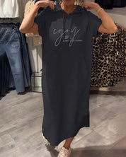 Saskia™ | Vestido casual com capuz