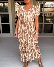Felicia™ | Vestido arejado com decote em V