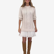 Gaëlle™ Vestido suéter de malha