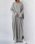 Sofia| Vestido longo de inverno elegante para mulheres com mangas compridas