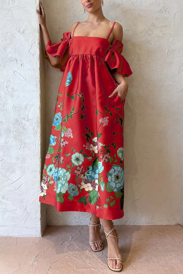 Arielle | Vestido elegante com mangas exclusivas e bolsos práticos